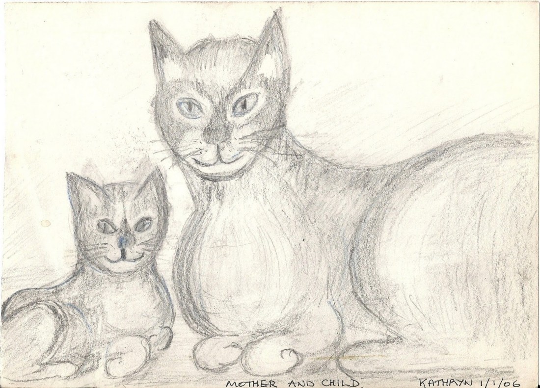 Chick pea pie and cats for the lively - Glimpses between the cracks:Alice's Looking Glass