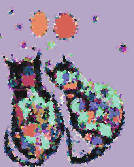 Dotty cats Dotty cats