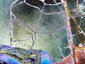 Cracks in the pavement